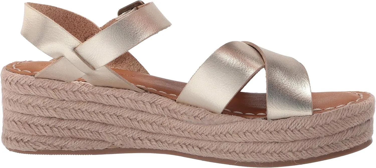 Amazon Essentials Women's Flatform Espadrille Sandal