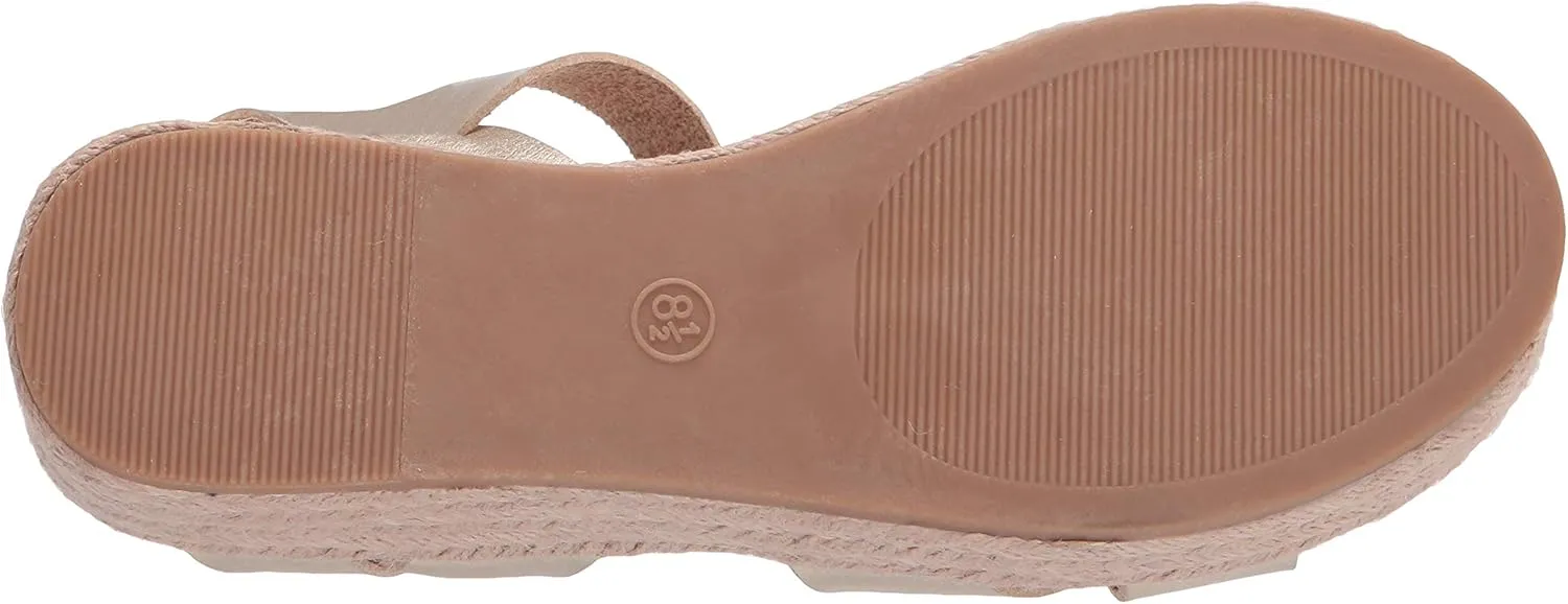 Amazon Essentials Women's Flatform Espadrille Sandal