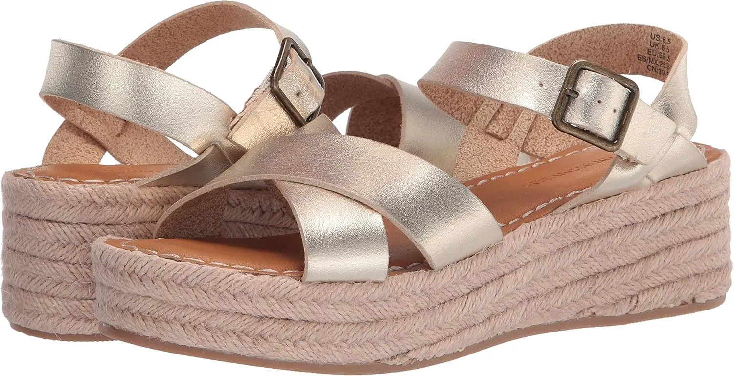 Amazon Essentials Women's Flatform Espadrille Sandal