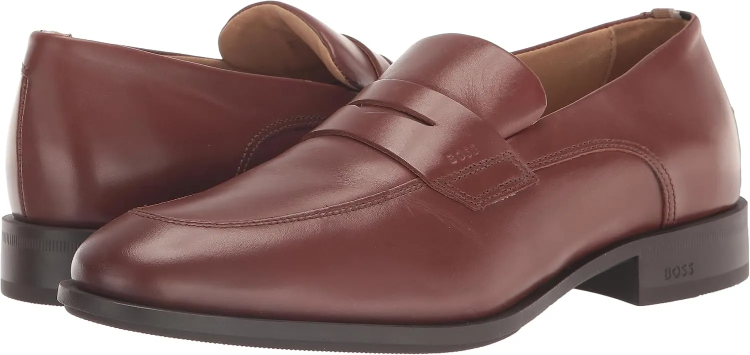 BOSS Men's Smooth Leather Penny Loafer