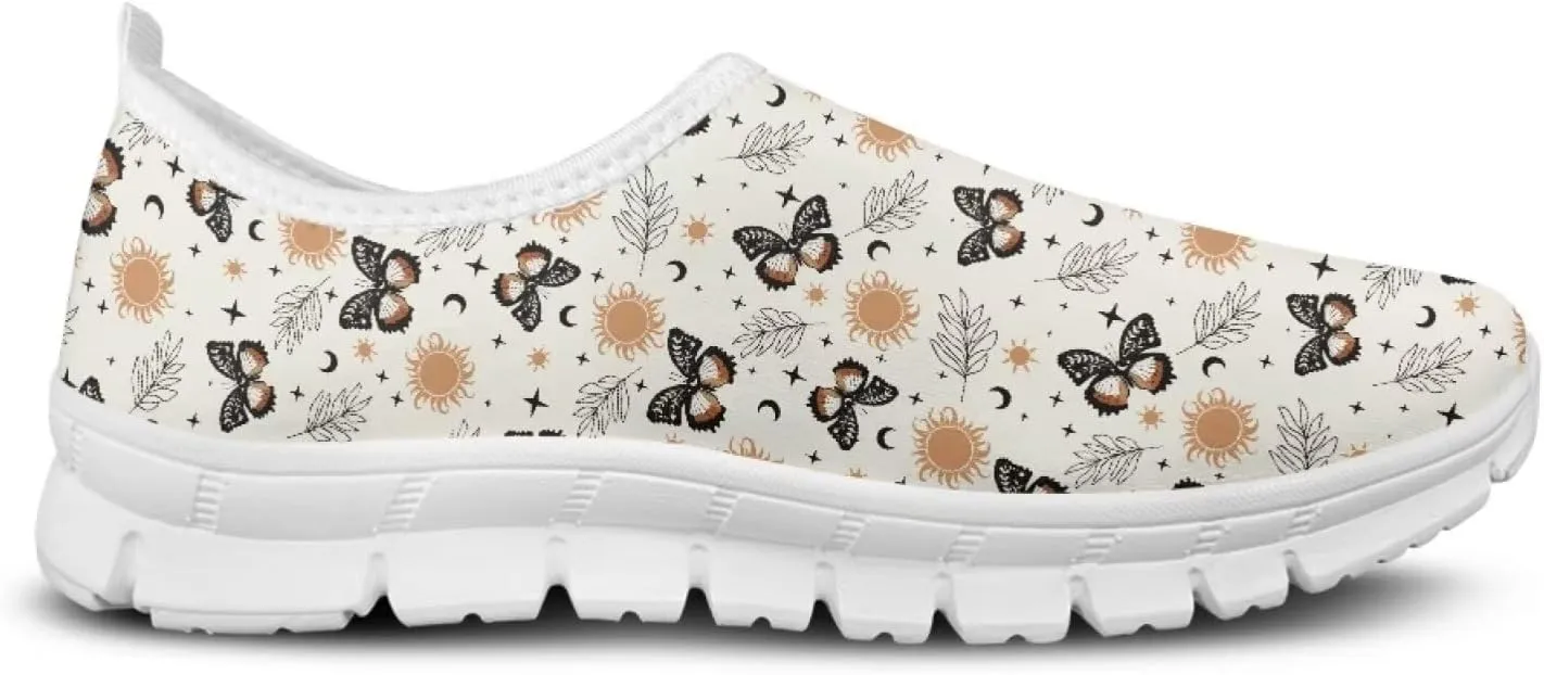 Butterfly Loafers for Women Casual Dress Work Shoes Slip-On Business Work Outdoor Sneaker