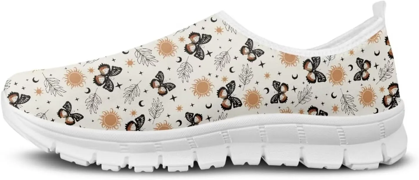 Butterfly Loafers for Women Casual Dress Work Shoes Slip-On Business Work Outdoor Sneaker