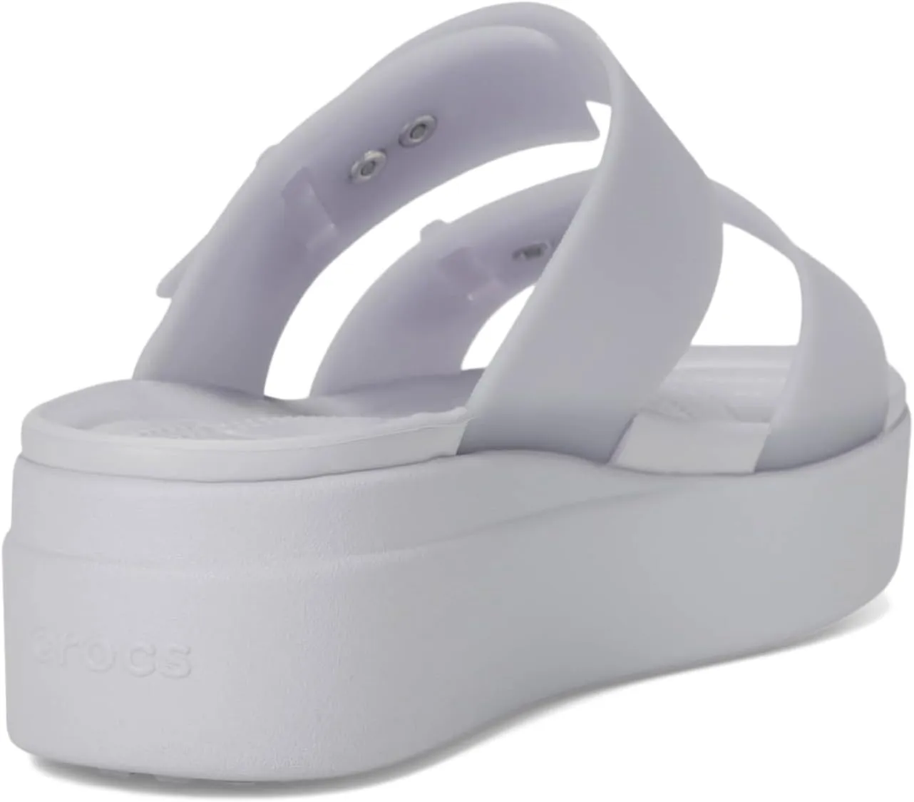 Crocs Women's Brooklyn Buckle Low Wedge, Platform Sandals