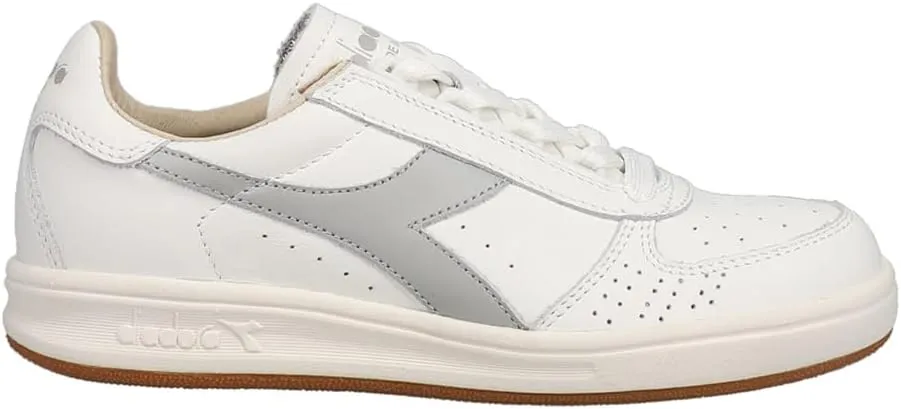 Diadora Mens B.Elite H Italia Sport Lace Up Sneakers Shoes Casual - White