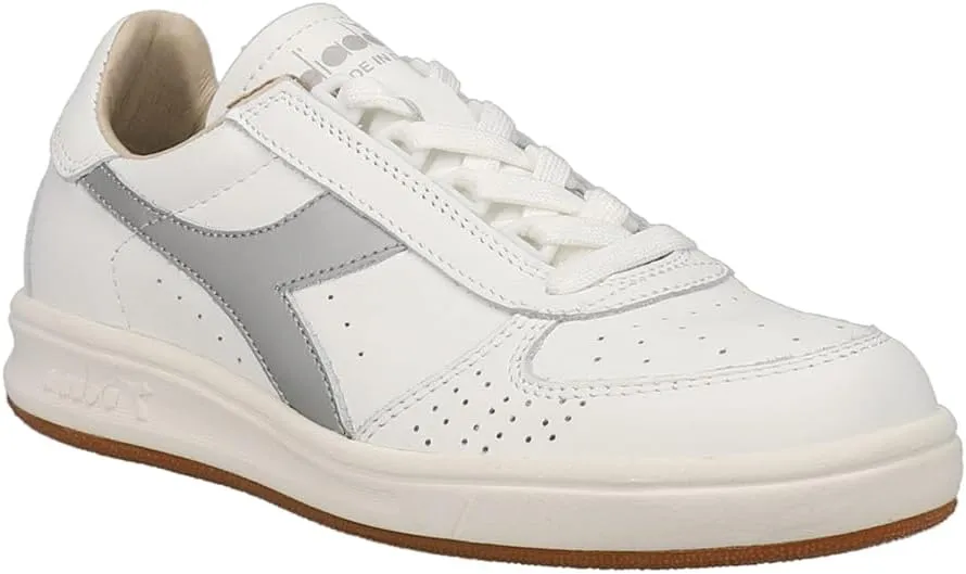 Diadora Mens B.Elite H Italia Sport Lace Up Sneakers Shoes Casual - White