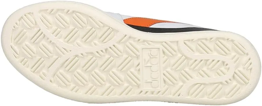 Diadora Mens Mi Basket Row Cut Lace Up Sneakers Shoes Casual - White