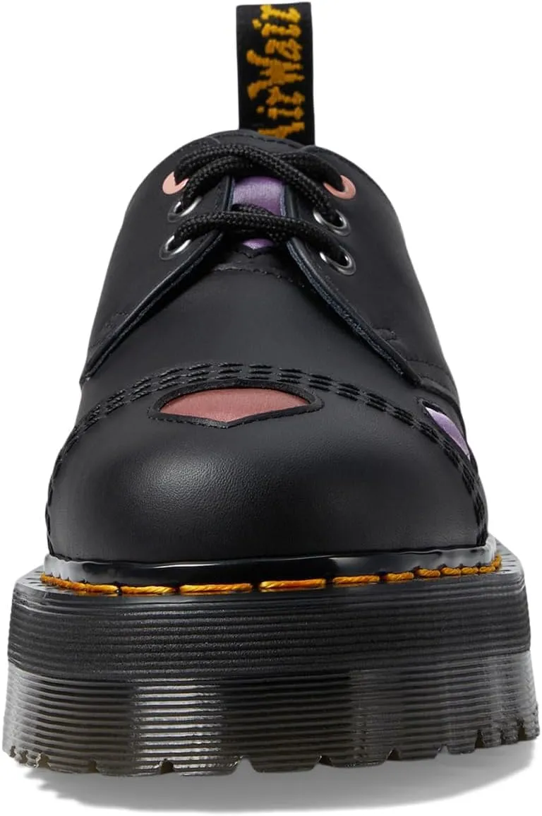 Dr. Martens Women's 1461 Quad Heart Leather Platform Shoe