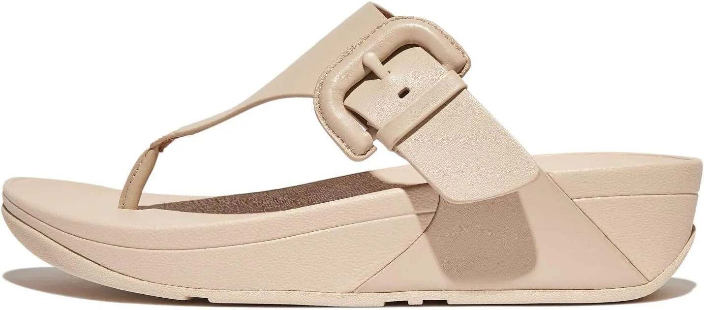 FitFlop Lulu Leather Toe Post Sandals