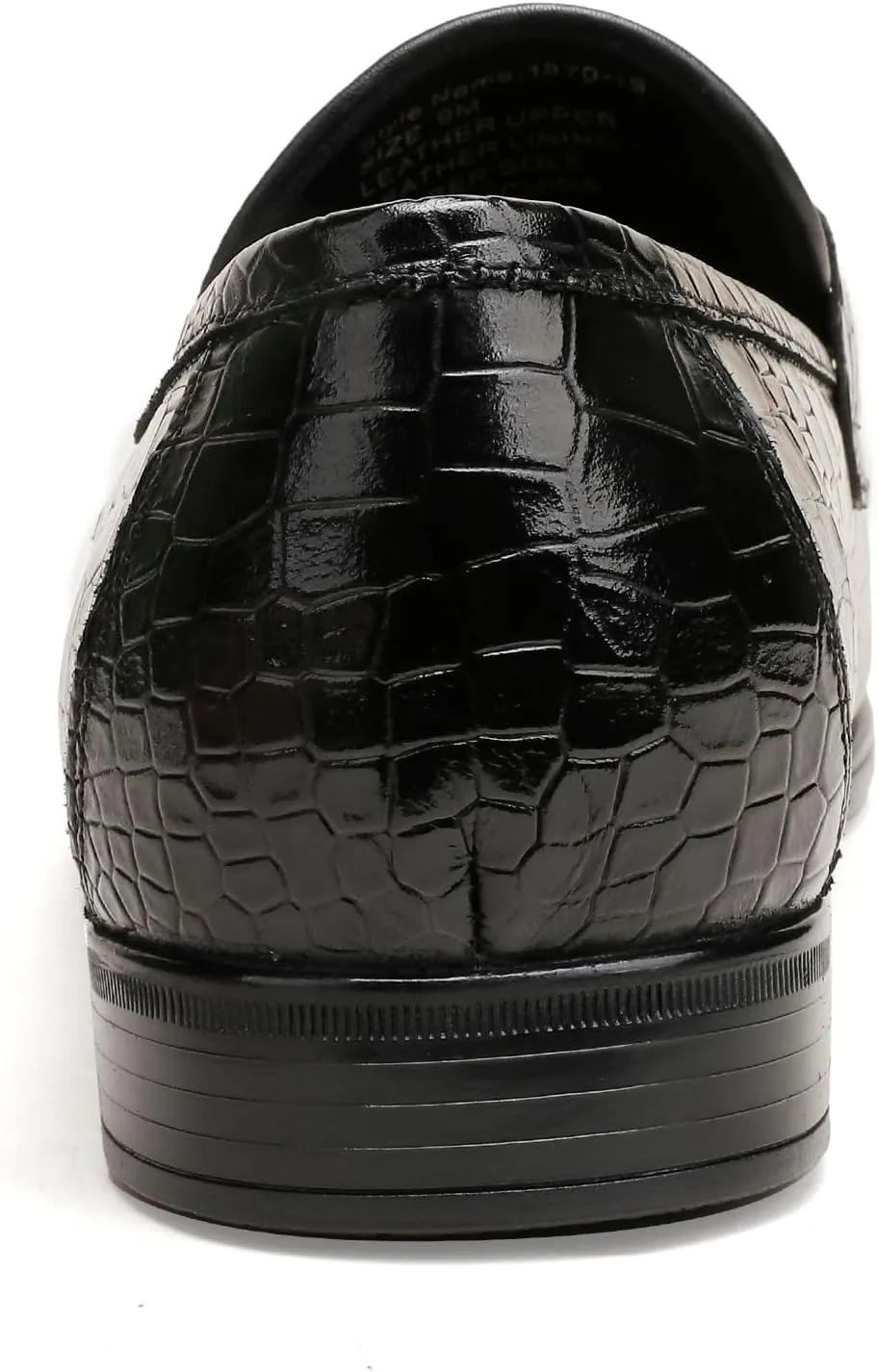 Formal Dress Shoes for Men, Premium Buckle Moc-Toe Business Shoes Casual Slip-on Penny Loafer
