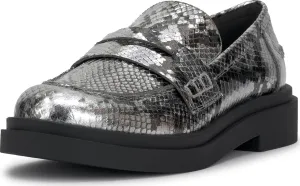 Jessica Simpson Women's Xuris Loafer Flat, Chrome, 7.5