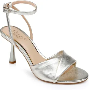 Jewel Badgley Mischka Kaia Sandal with Crisscross Vamp