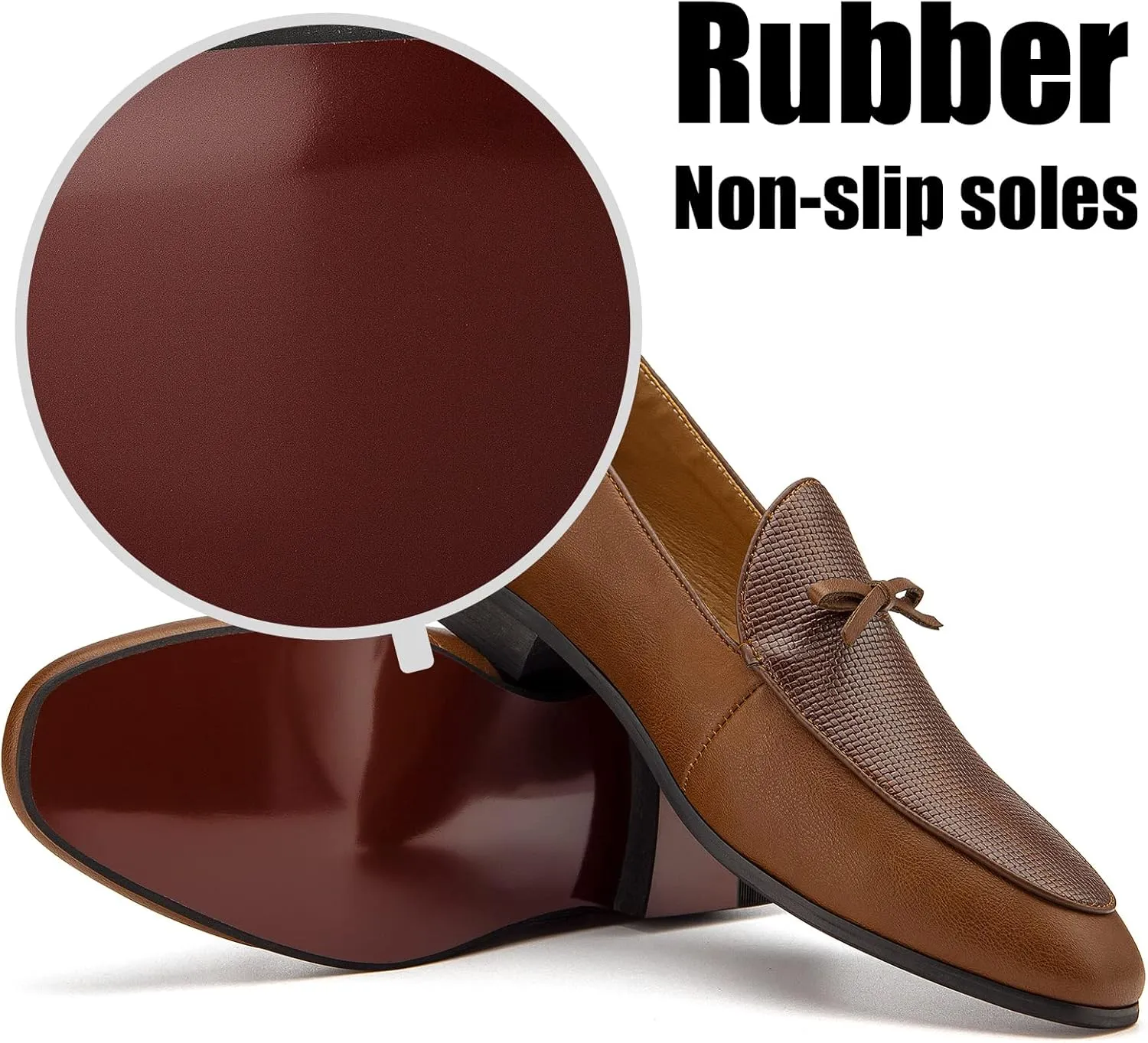 JITAI Mens Loafers Shoes Slip On Driving Shoes Casual Dress Loafer Business Fashion Shoes