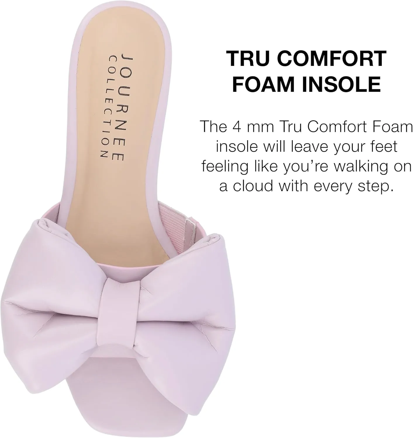 Journee Collection Womens FAYRE Square toe Faux Leather Flatform Sandals