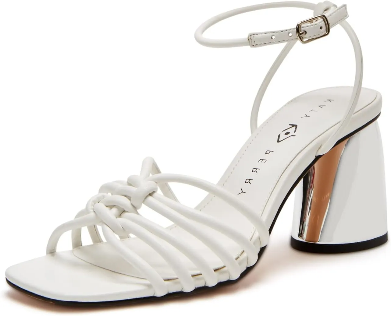 Katy Perry Women's The Timmer Knotted Sandal Heeled