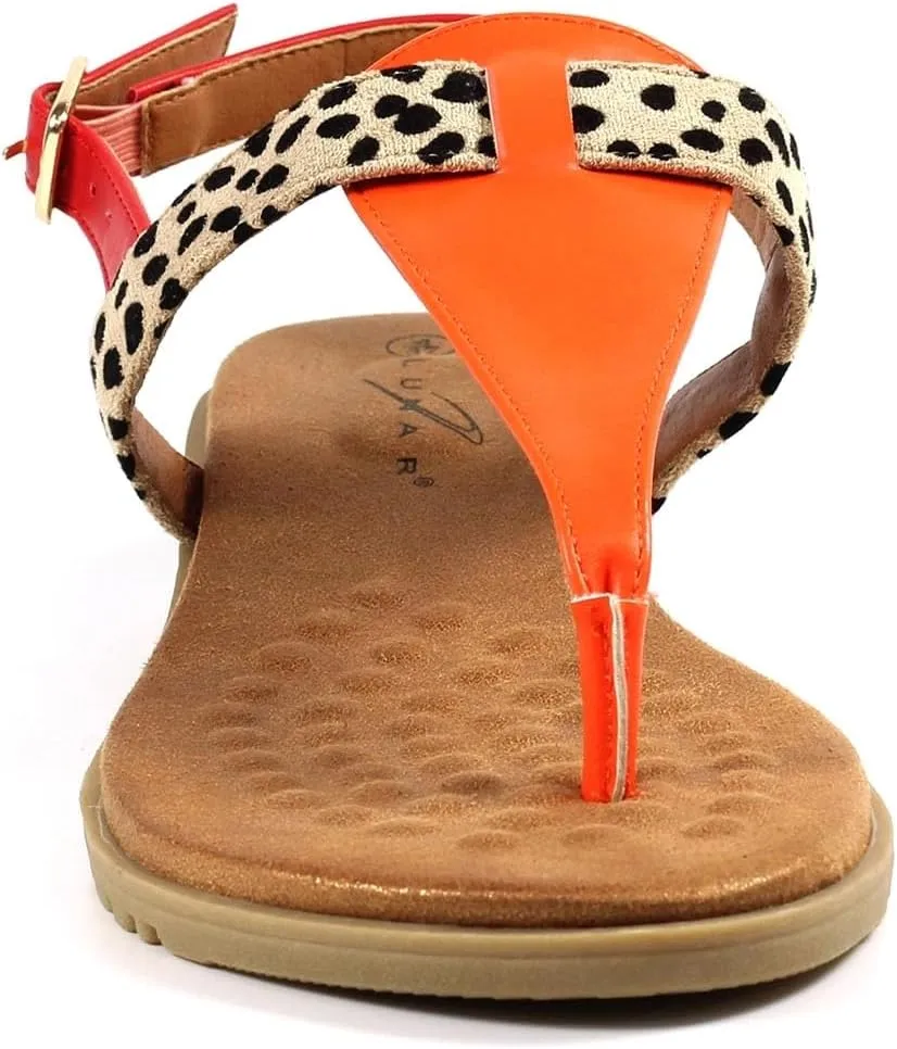 Ladies Gina Orange Sandal