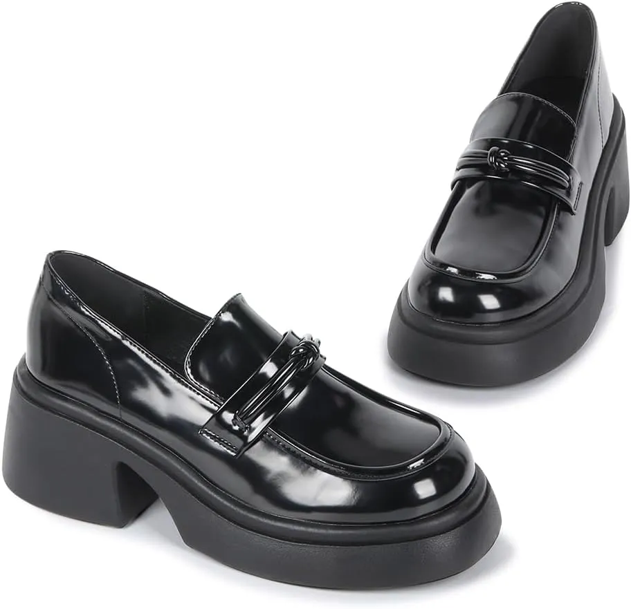 Loafers for Women Platform Chunky Women's Loafers & Slip-ons Penny Loafers for Women Comfort Business Casual Shoes