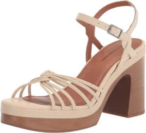 Lucky Brand Women's Ismene Strappy High Heel Sandal Heeled