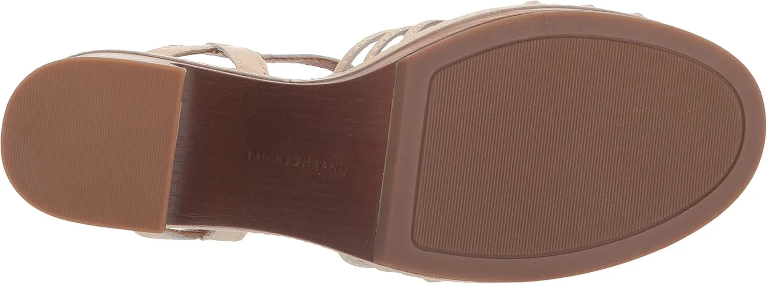 Lucky Brand Women's Ismene Strappy High Heel Sandal Heeled