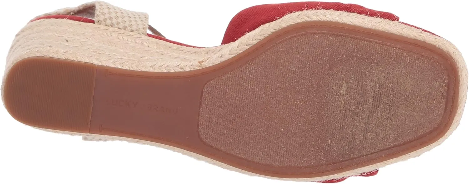 Lucky Brand Women's Macrimay Espadrille Wedge Sandal