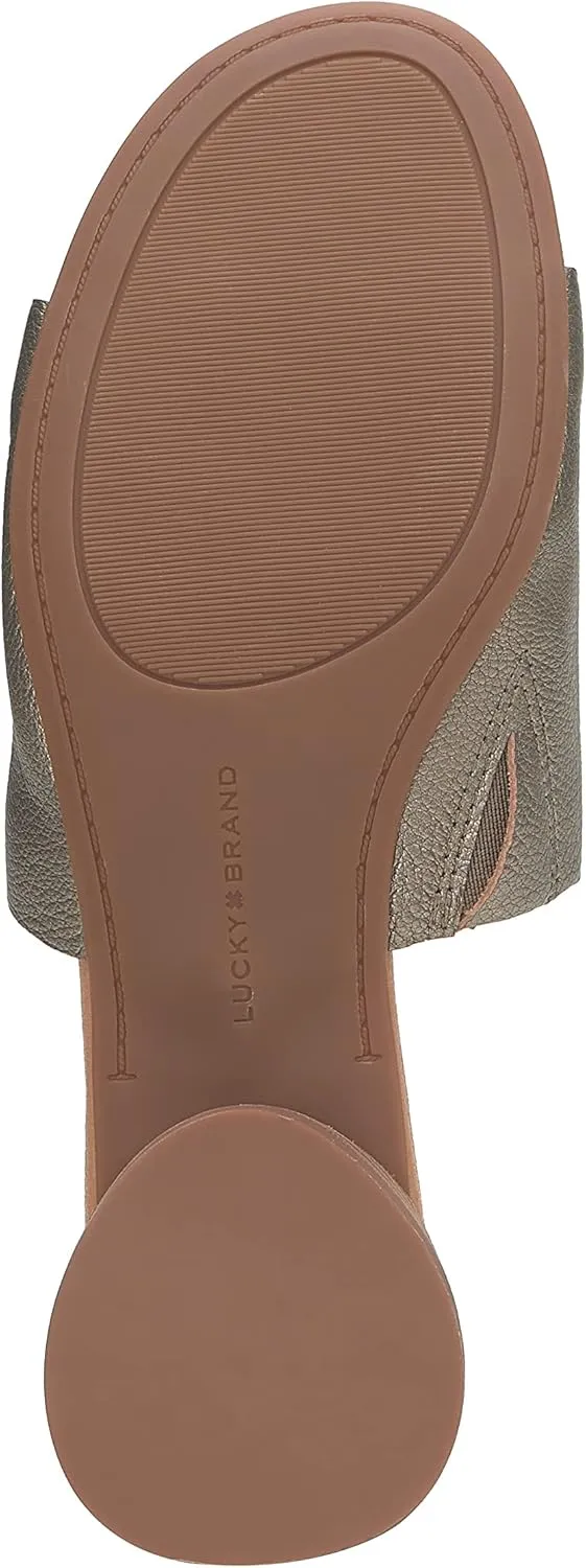 Lucky Brand Women's Raffy Heeled Slide Sandal