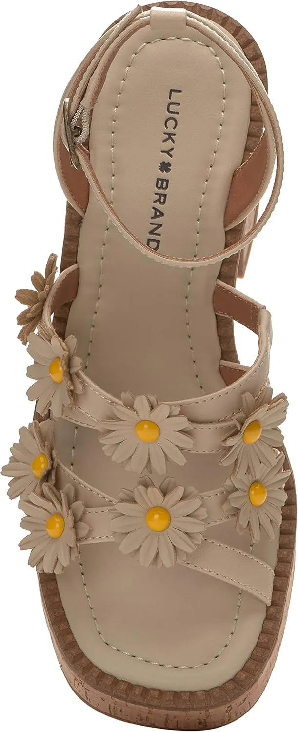Lucky Brand Women's Taiza Platform Sandal Heeled