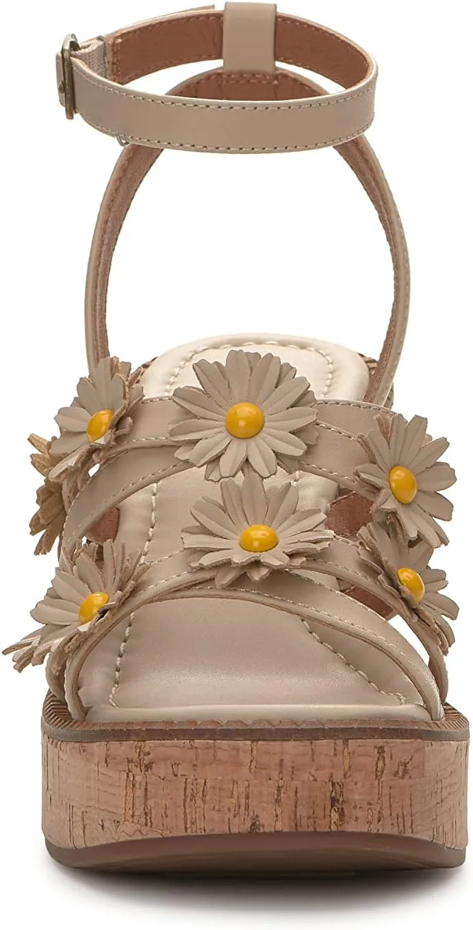 Lucky Brand Women's Taiza Platform Sandal Heeled
