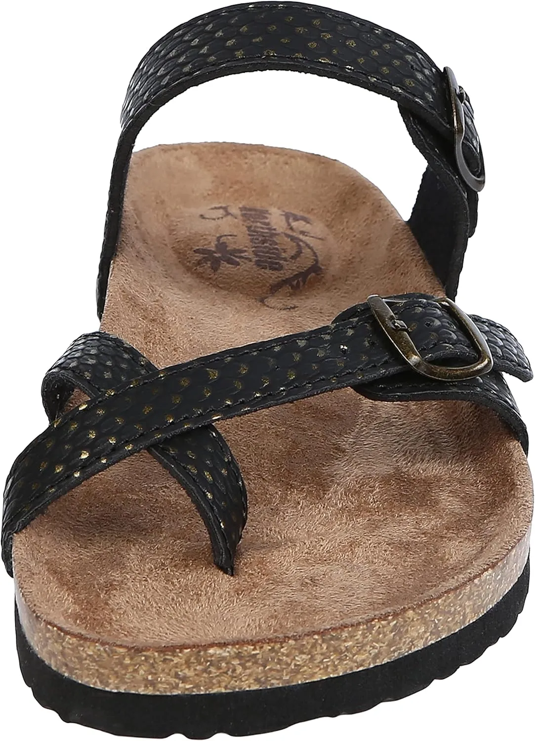 Northside Womens Anya Leather Strap Cork Sandal
