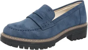Orthoture-Orthopedic Platform Loafers Women's Slip on Penny Shoes Comfy Suede Platform Chunky Moccasin Shoes