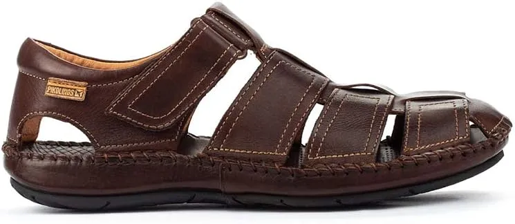 PIKOLINOS Flat Sandals Leather Tarifa for Man