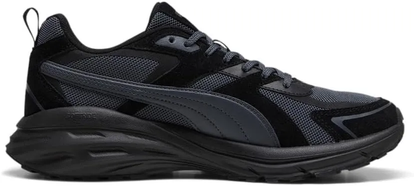 PUMA Men's Hypnotic Leather Shoes, Black-Strong Gray, 10.5