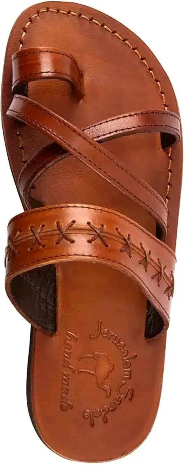 Rachel - Leather Criss Cross Sandal - Womens Sandals