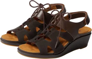 SAS Sedona Lace Up Wedge Sandal Woodlands 9.5 M (M) (B)