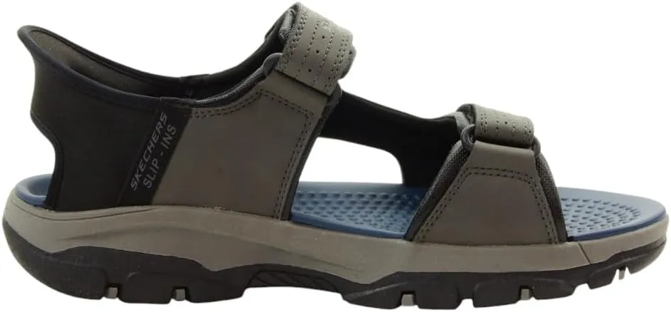 Skechers Men's Tresmen-Reece Two Strap Open Toe Slip-ins Sandal