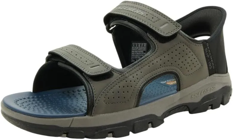 Skechers Men's Tresmen-Reece Two Strap Open Toe Slip-ins Sandal