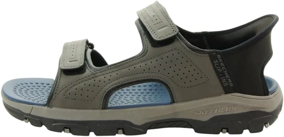 Skechers Men's Tresmen-Reece Two Strap Open Toe Slip-ins Sandal