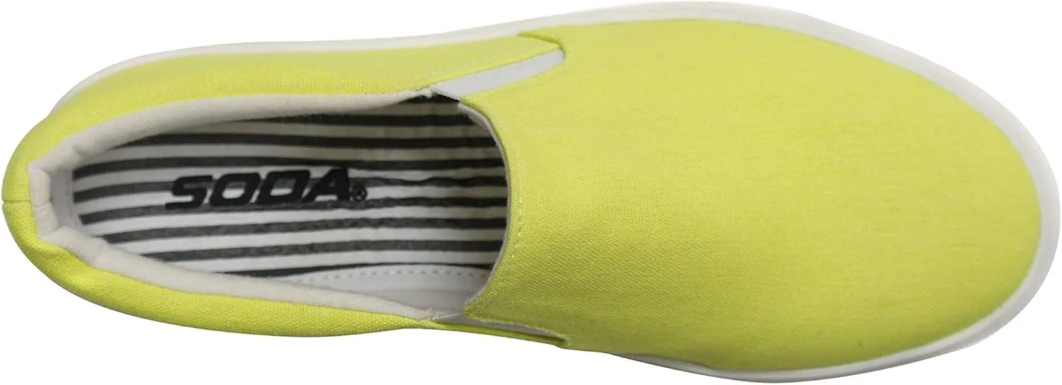 Soda TOPSHOE ave- Hike Platform Slip- On Sneaker w/Cushion Foam