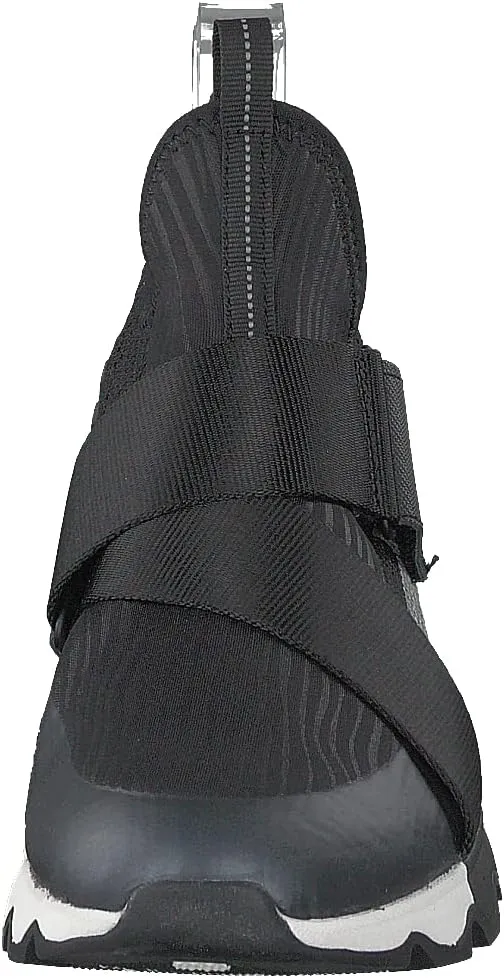 SOREL - Women’s Kinetic Sneak, Knit Sneaker with Scalloped Sole and Stretch Straps