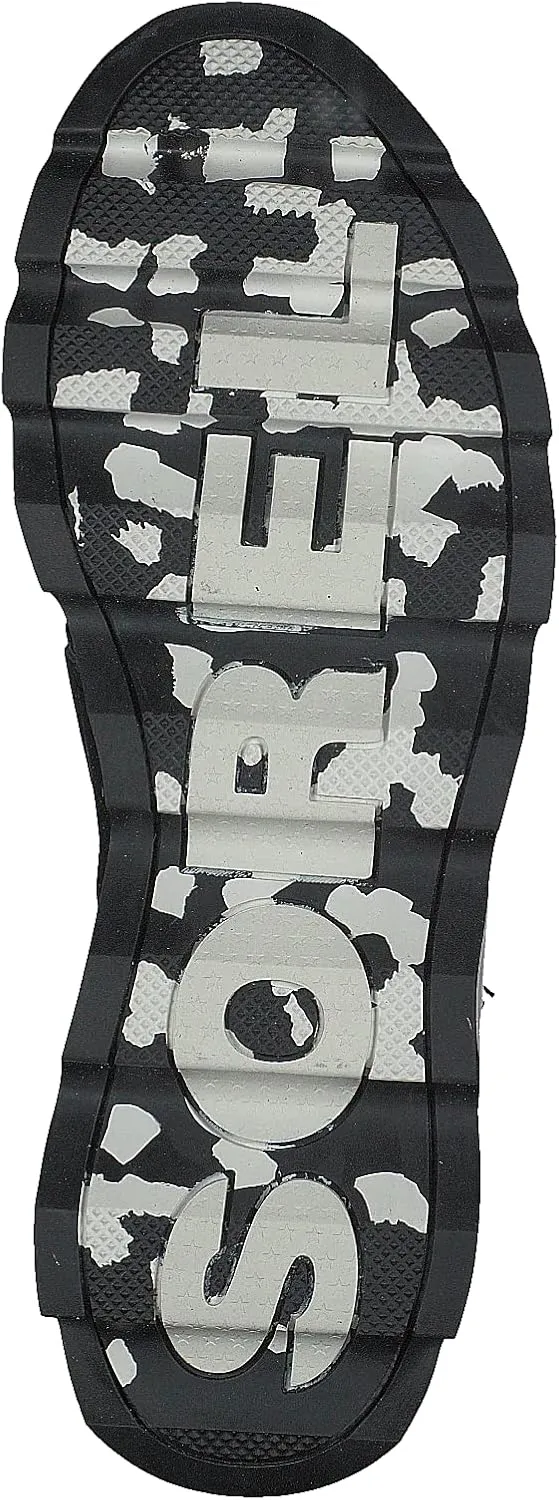 SOREL - Women’s Kinetic Sneak, Knit Sneaker with Scalloped Sole and Stretch Straps