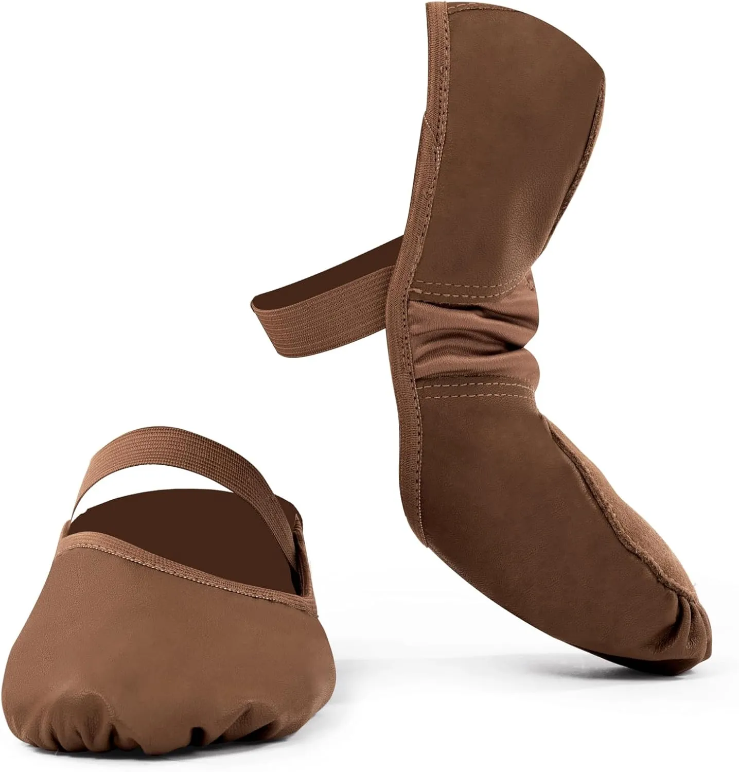 Theatricals Adult Spandex Arch Leather Split-Sole Ballet Shoes
