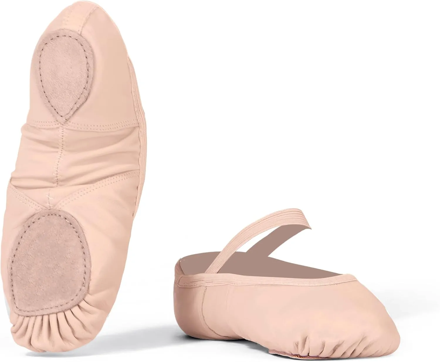Theatricals Adult Spandex Arch Leather Split-Sole Ballet Shoes