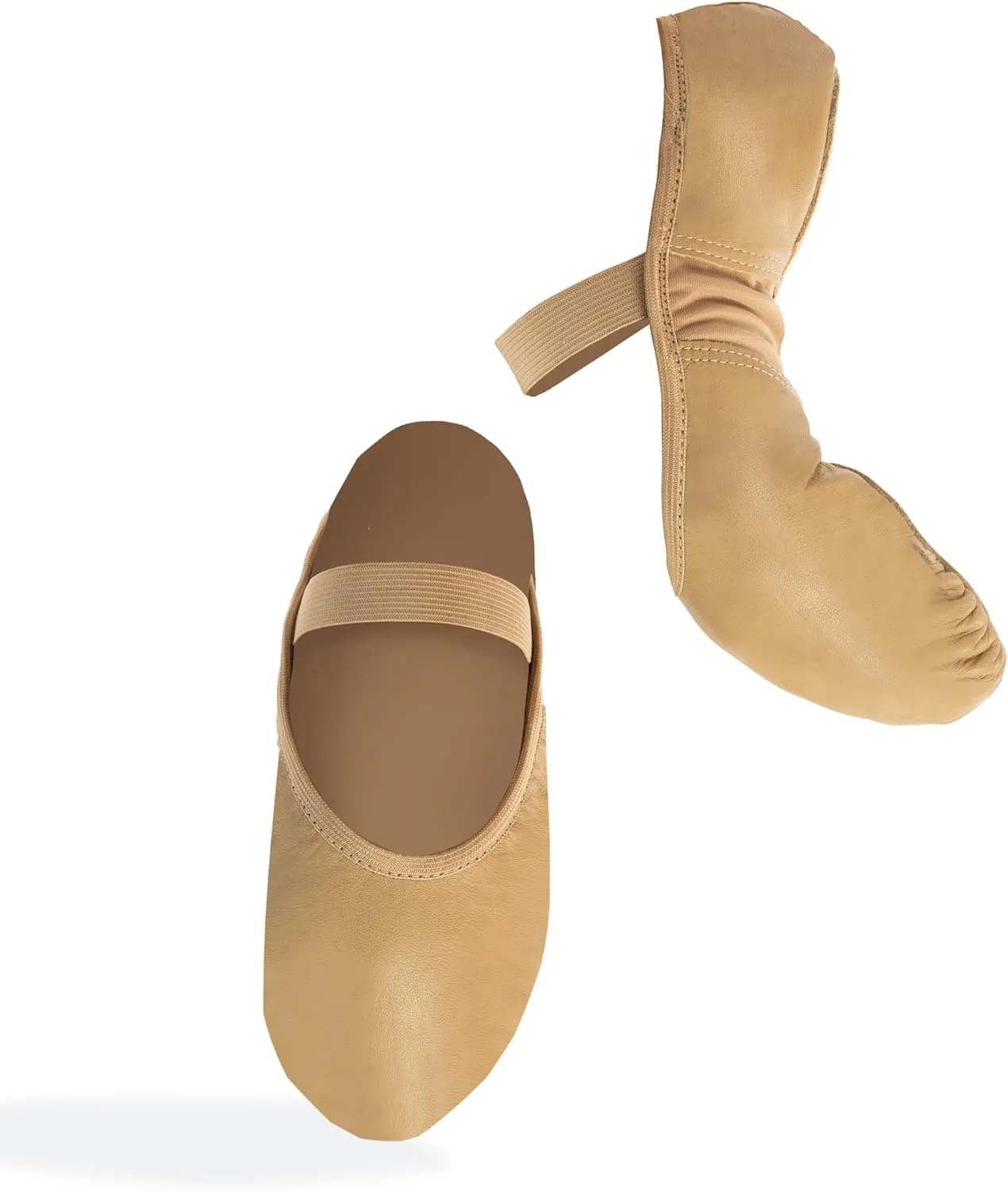 Theatricals Adult Spandex Arch Leather Split-Sole Ballet Shoes