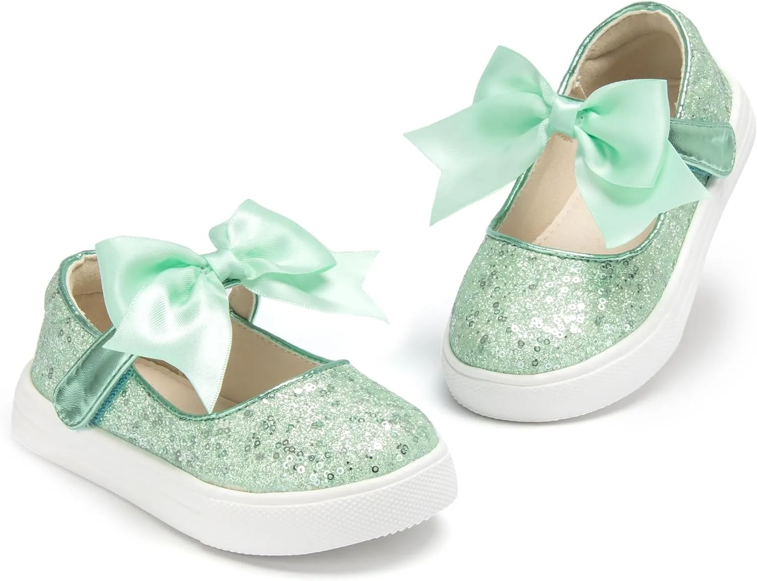 THEE BRON Toddler Shoes Girls Glitter Fashion Sneakers Sparkly Sequin Casual Shoes