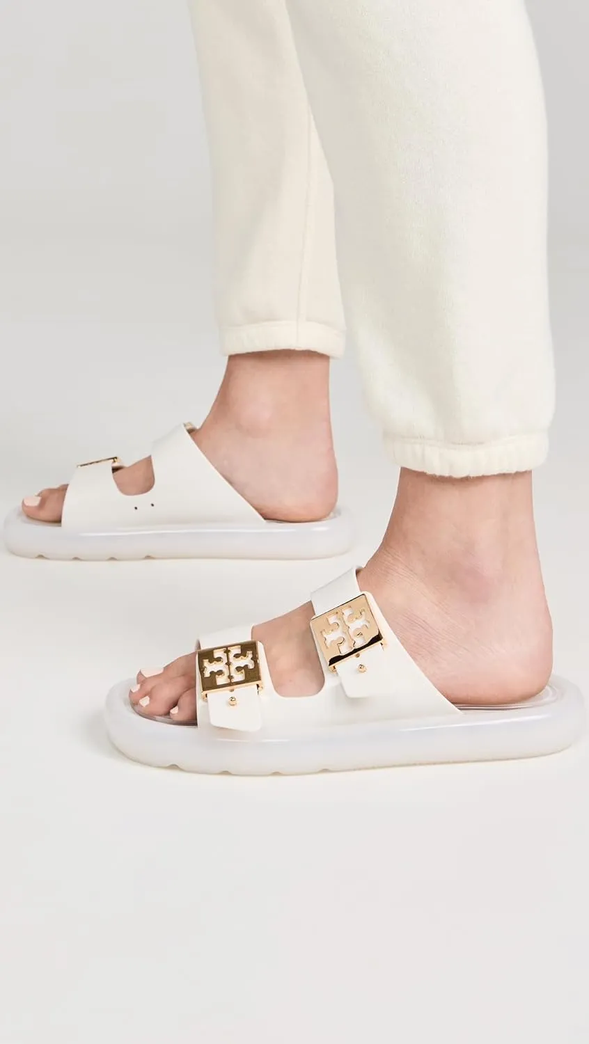Tory Burch Women's Buckle Bubble Jelly Slides