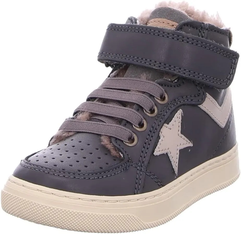 Unisex Children's Ian Trainers, anthracite, 3 Big Kid
