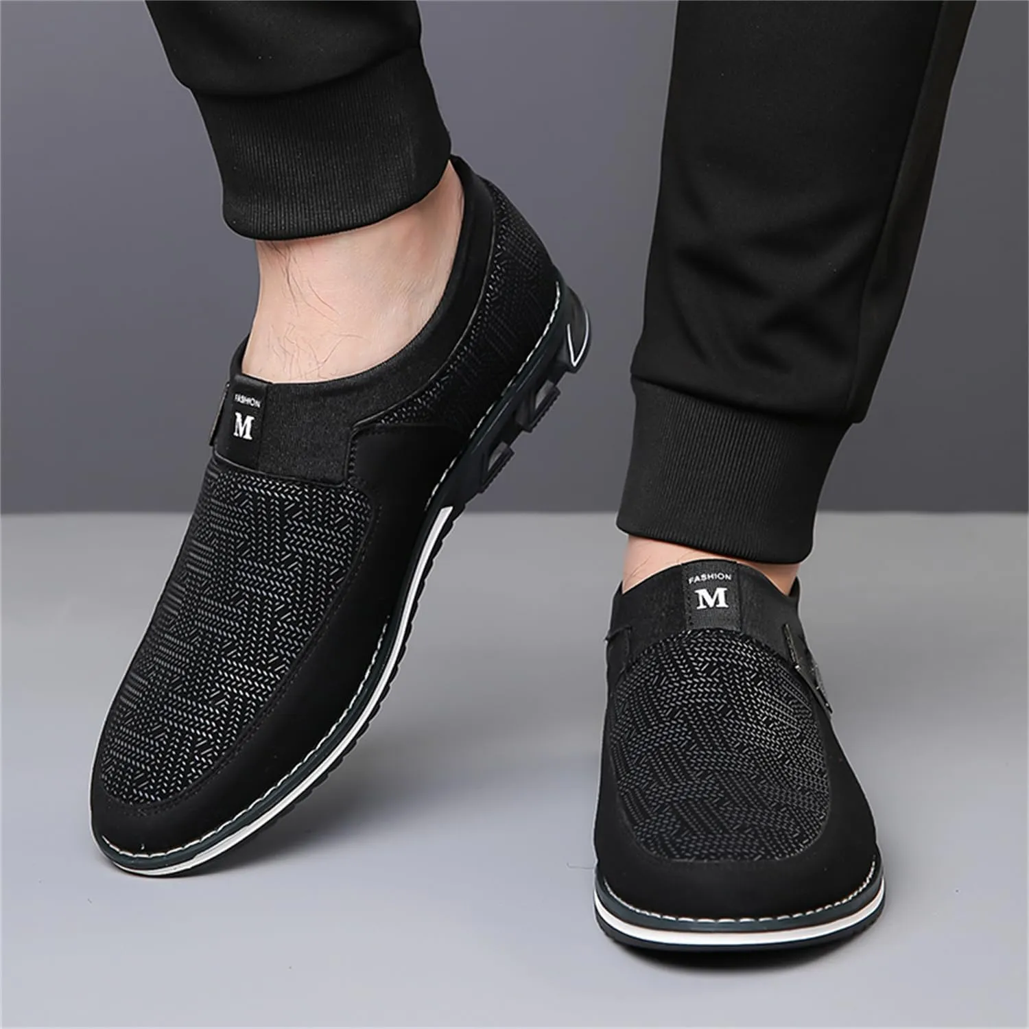 Veslesth Men Casual Shoes Sneakers Loafers Comfort Walking Shoes Fashion Driving Shoes Luxury Leather Shoes for Male Business Work Office Dress Outdoor