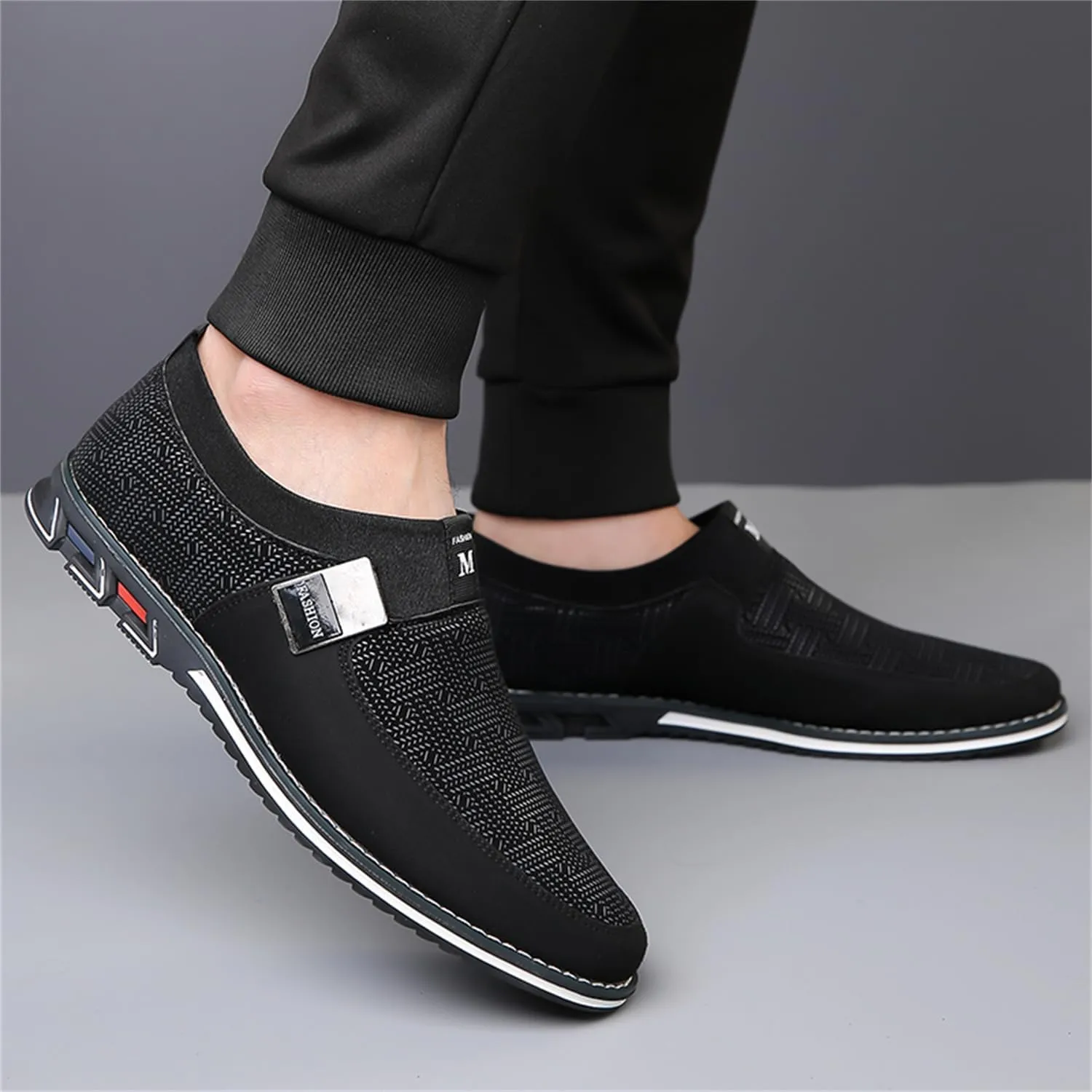 Veslesth Men Casual Shoes Sneakers Loafers Comfort Walking Shoes Fashion Driving Shoes Luxury Leather Shoes for Male Business Work Office Dress Outdoor