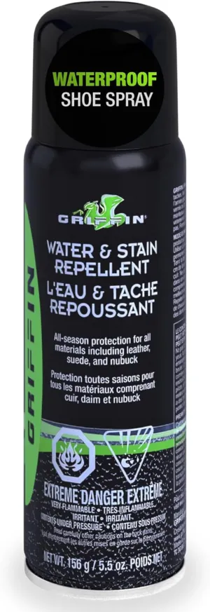 Water and Stain Repellent Spray - Protectant Spray to Repel Water for Shoes, Boots and Other Footwear
