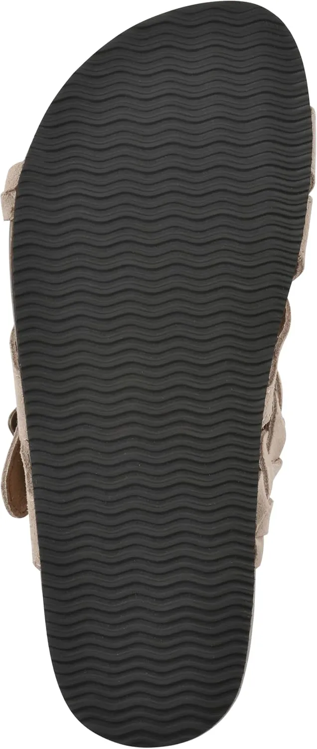 WHITE MOUNTAIN Women's Harrington Braided Signature Comfort-Molded Footbed Sandal
