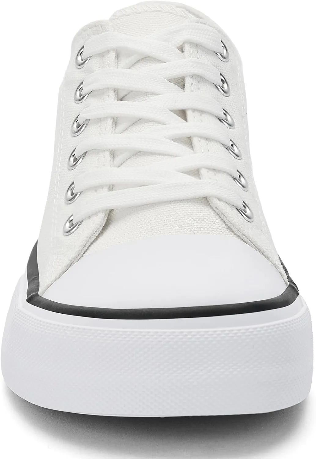 Women's Canvas Tennis Casual Walking for Women Fashion Sneaker Wide Toe Shoes