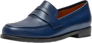 Women's Classic Flat Leather Penny Loafer